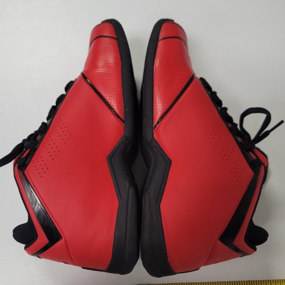 Adidas Mens Chunky Y2K T Mac 2 Restomod Rockets Sneakers Size 12 Red Basketball - Picture 4 of 14